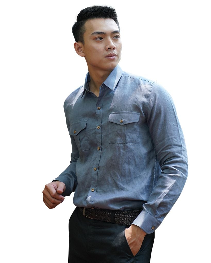 Quần Dài Nam Linen Đen