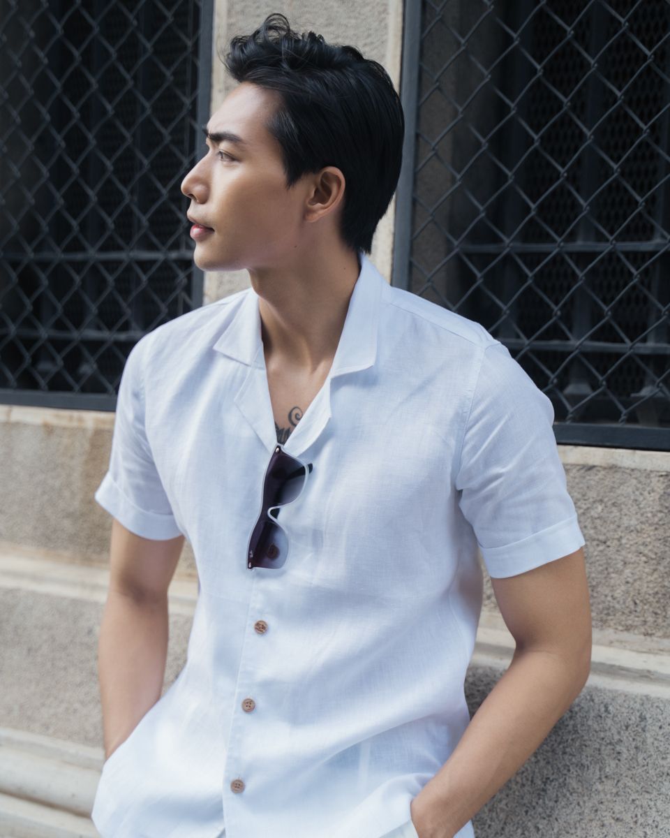 Áo Sơ Mi Nam Trắng New Breeze