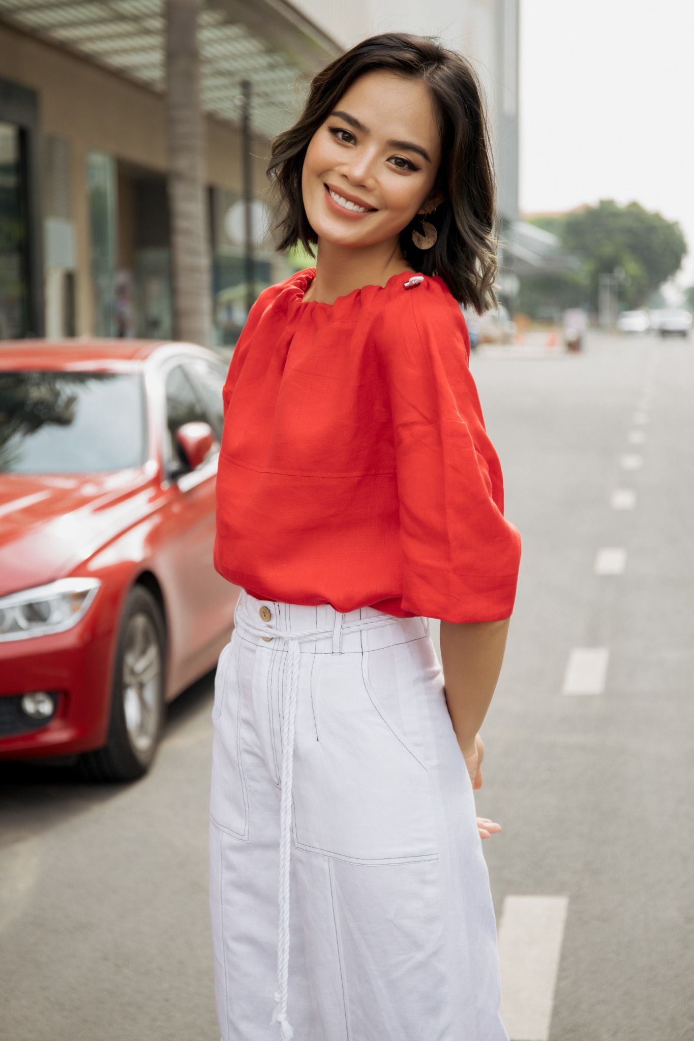 Quần  Dài Linen Trắng harmonny