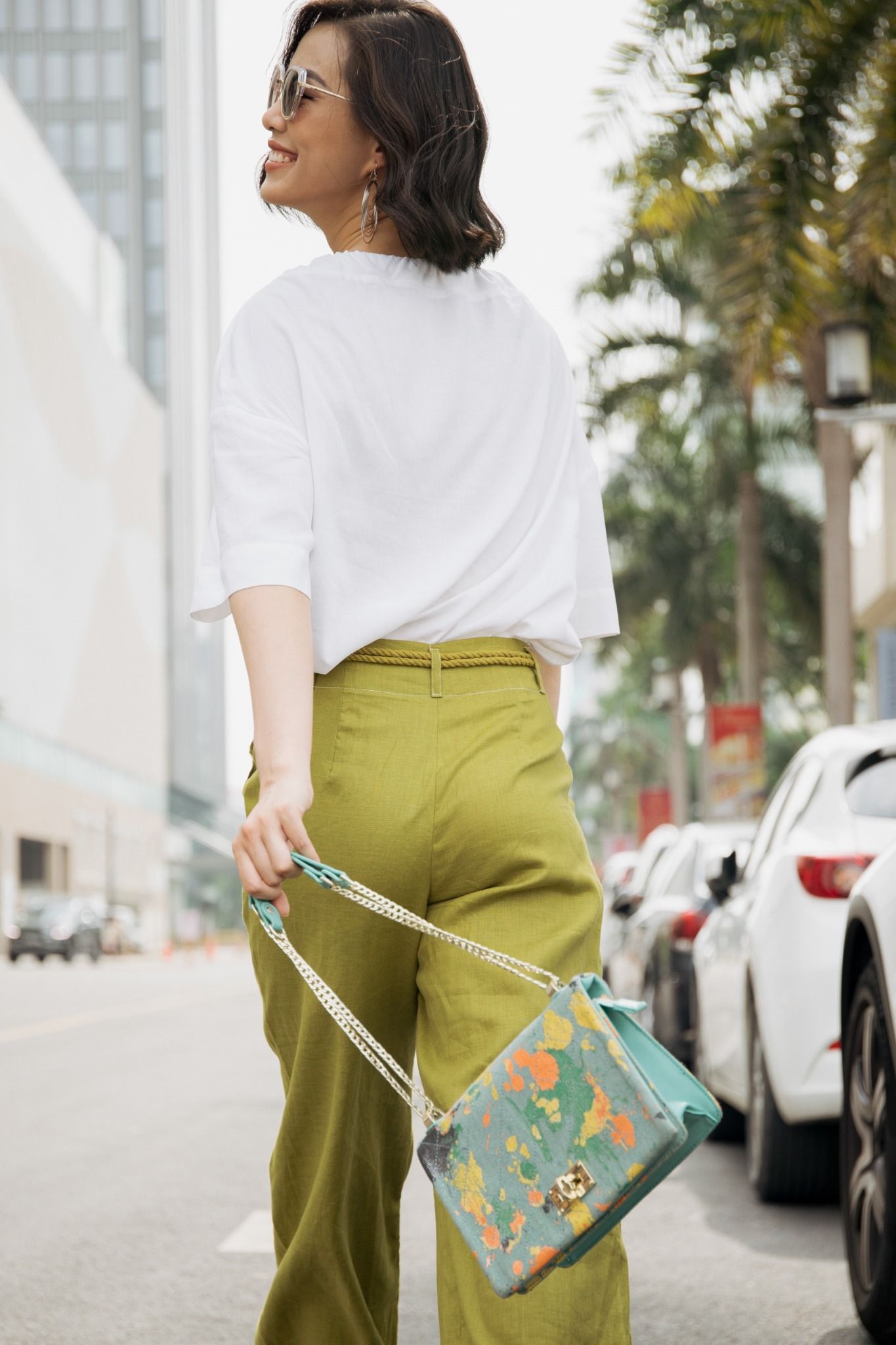 Áo Linen Trắng Harmory