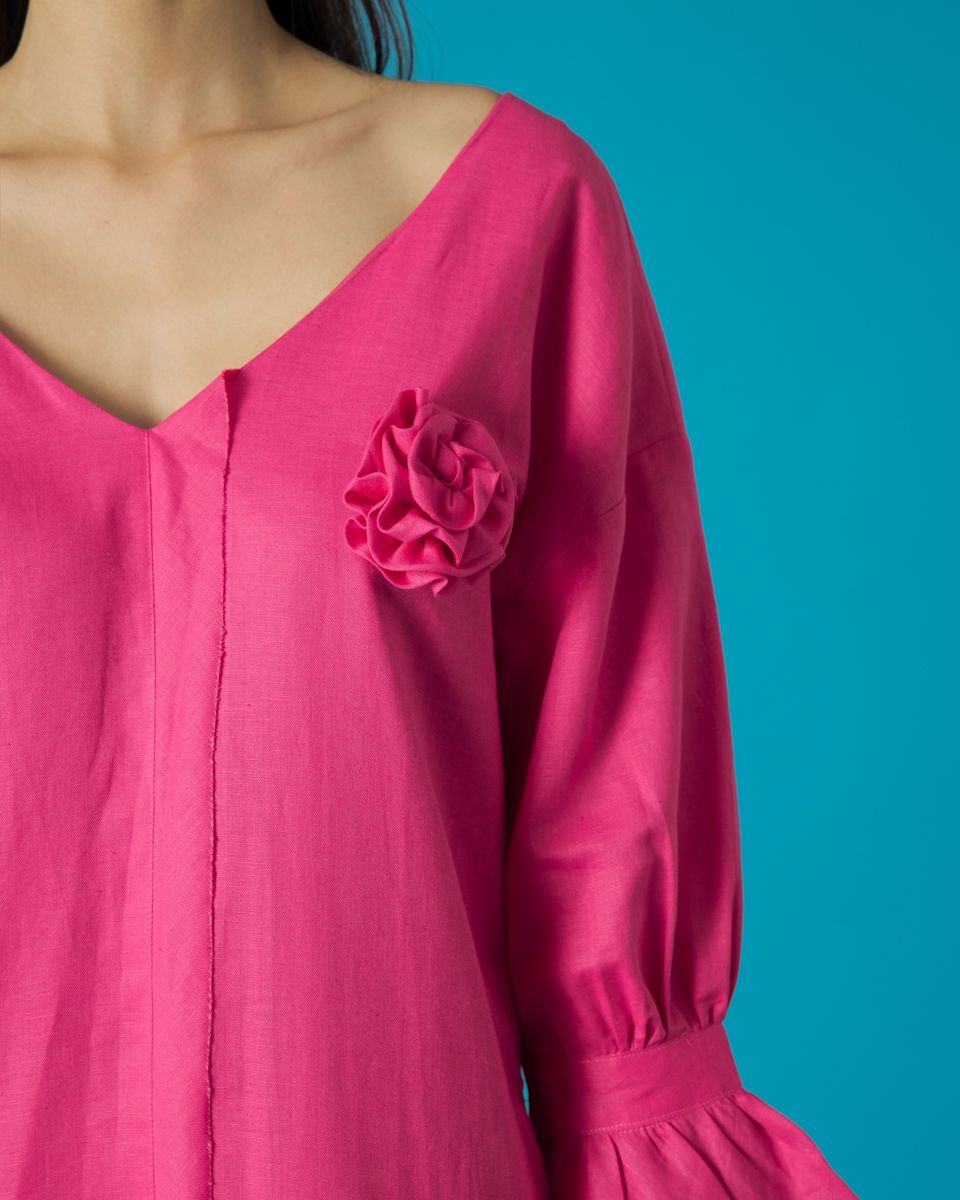 Đầm Linen Hồng Becoming - Color Me
