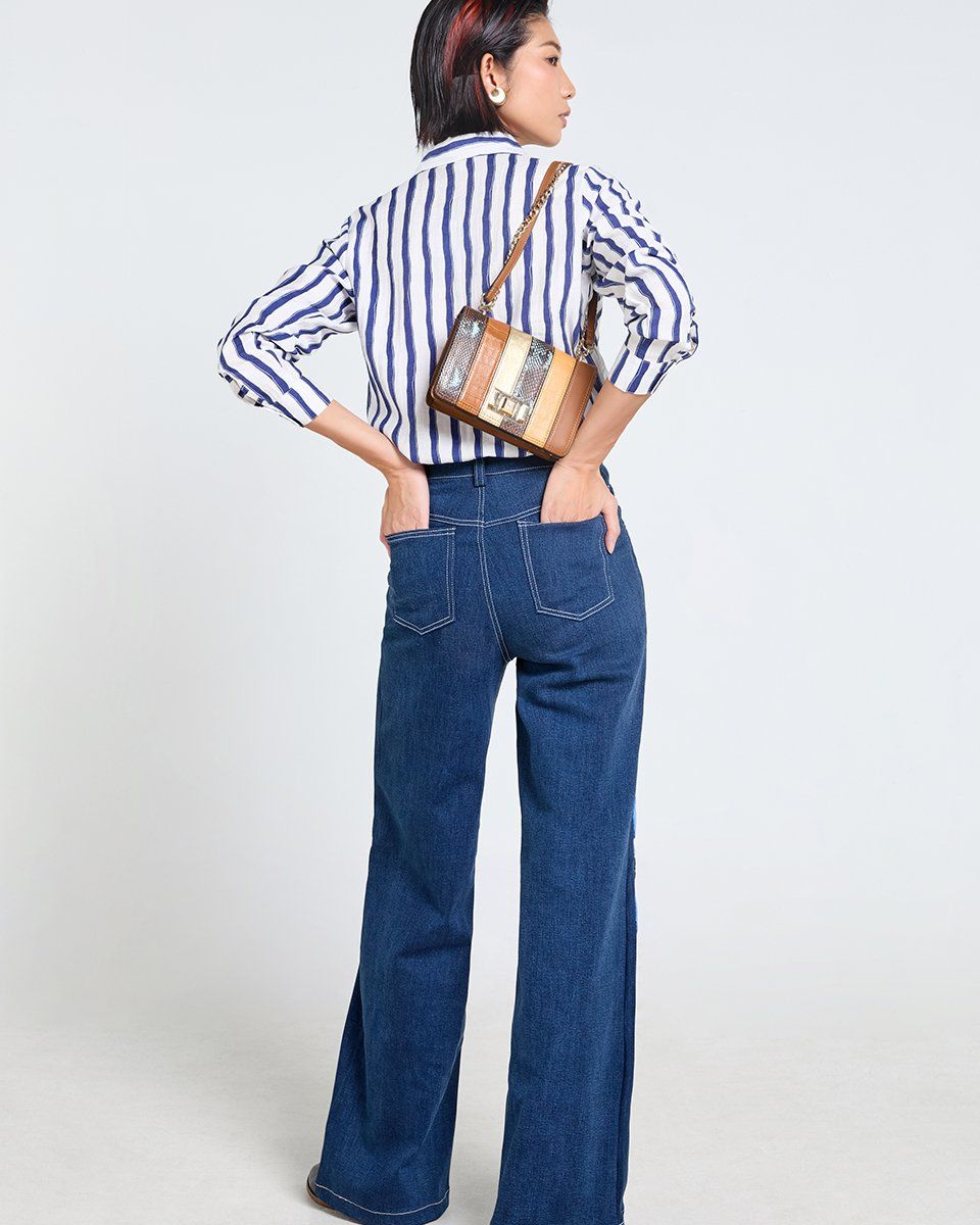 Quần Dài Jean Thêu Nữ Tender Drit