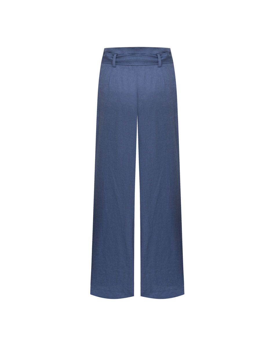 Quần Dài Nữ Linen Xanh Đen