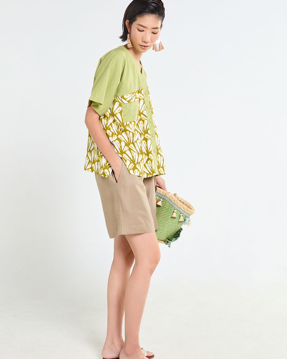 Quần Short Linen Nữ Be Tender Drit