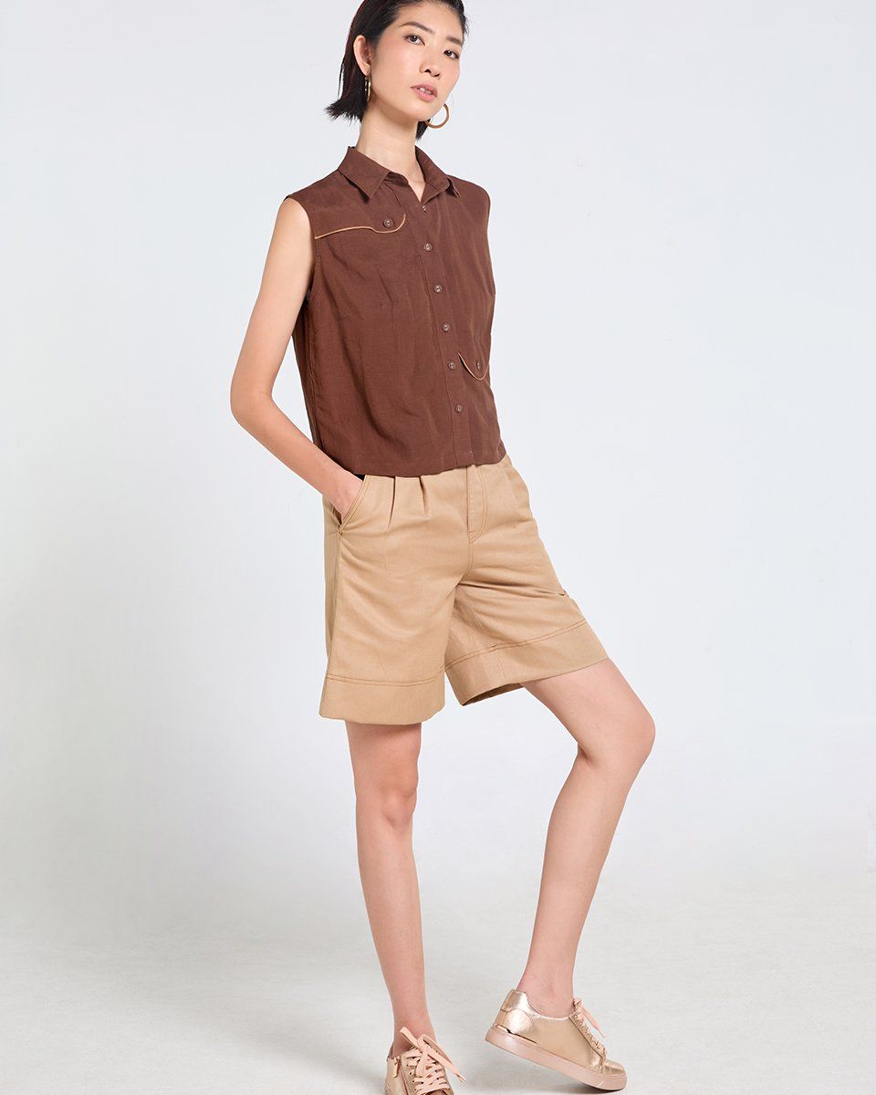 Quần Short Linen Be Tender Drit