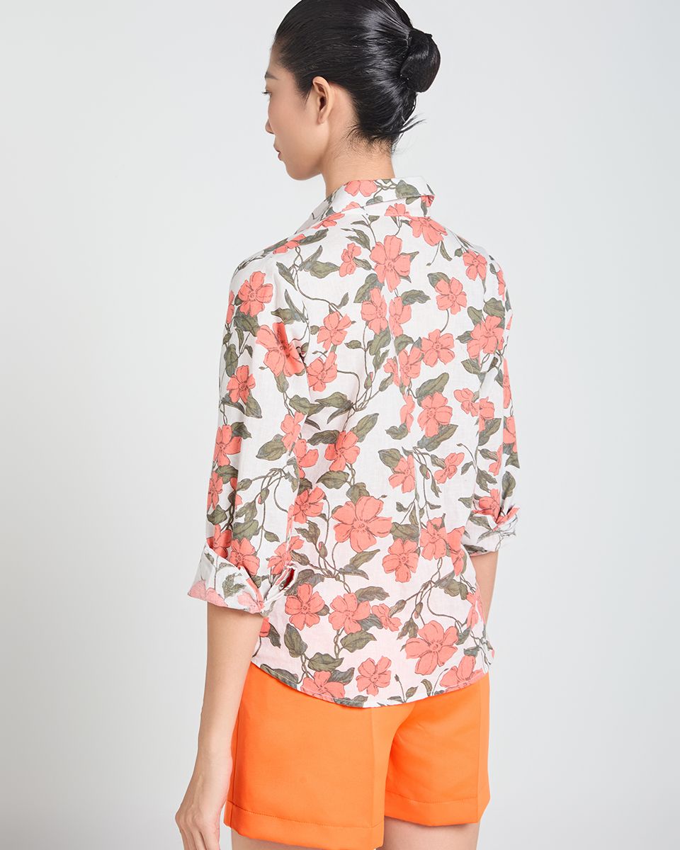 Quần Short Nữ Gấm Cam A Touch Of Effortless Elegance