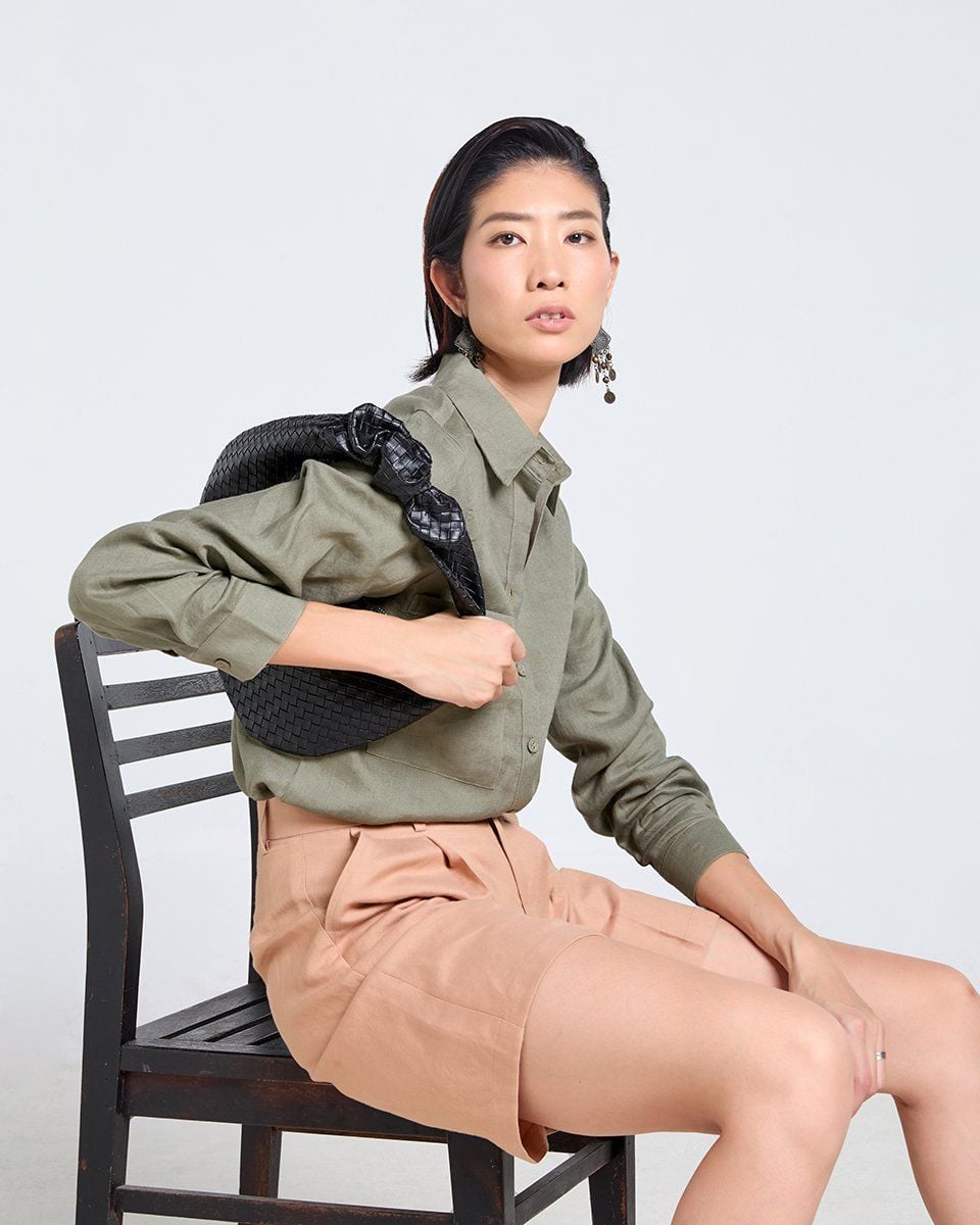 Quần Short Linen Nữ BN Tender Drit