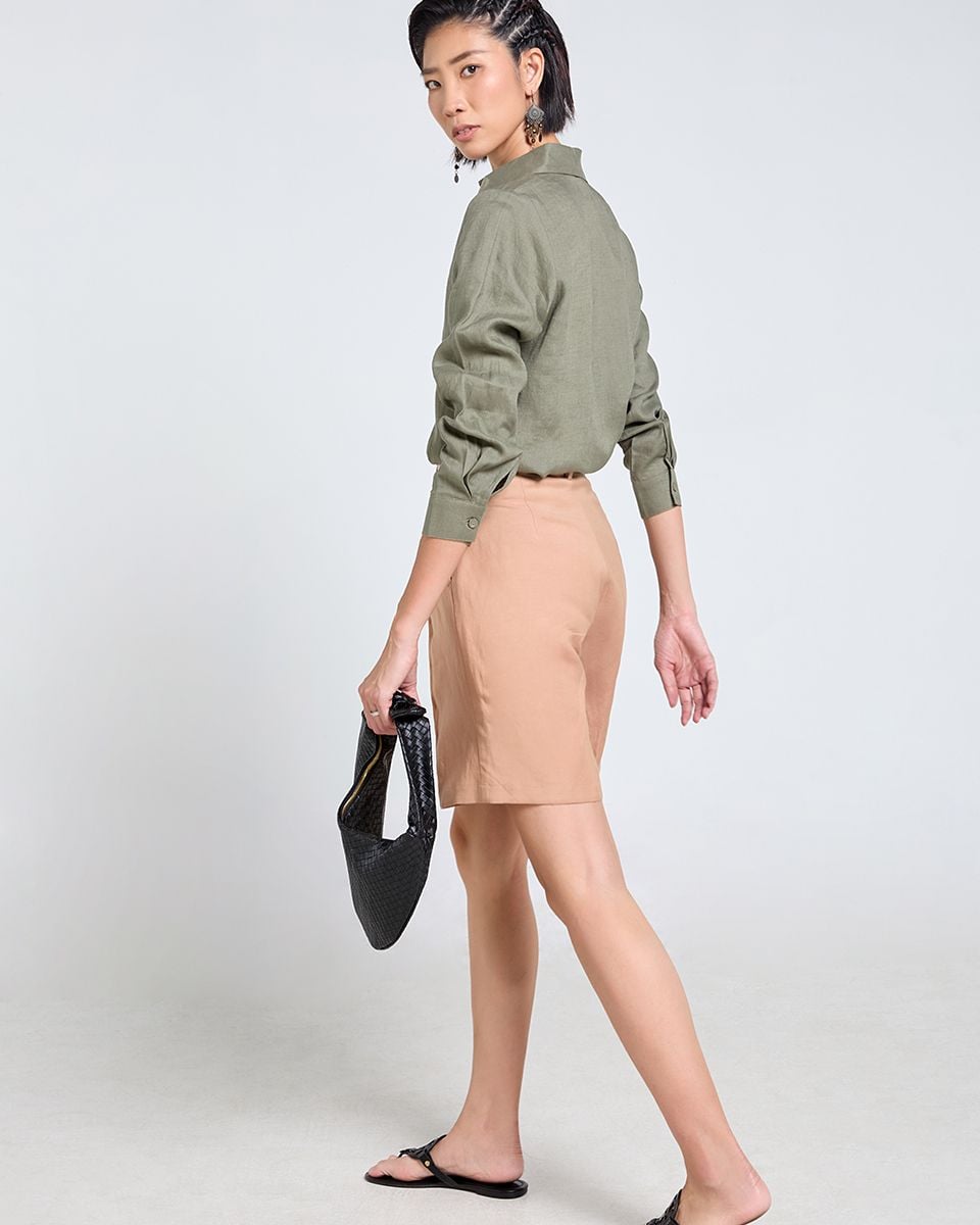 Quần Short Linen Nữ BN Tender Drit