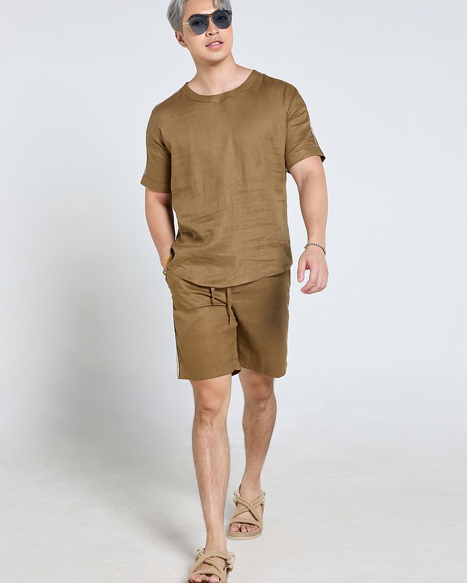 Quần Short Nam Xanh Rêu Tender Drit