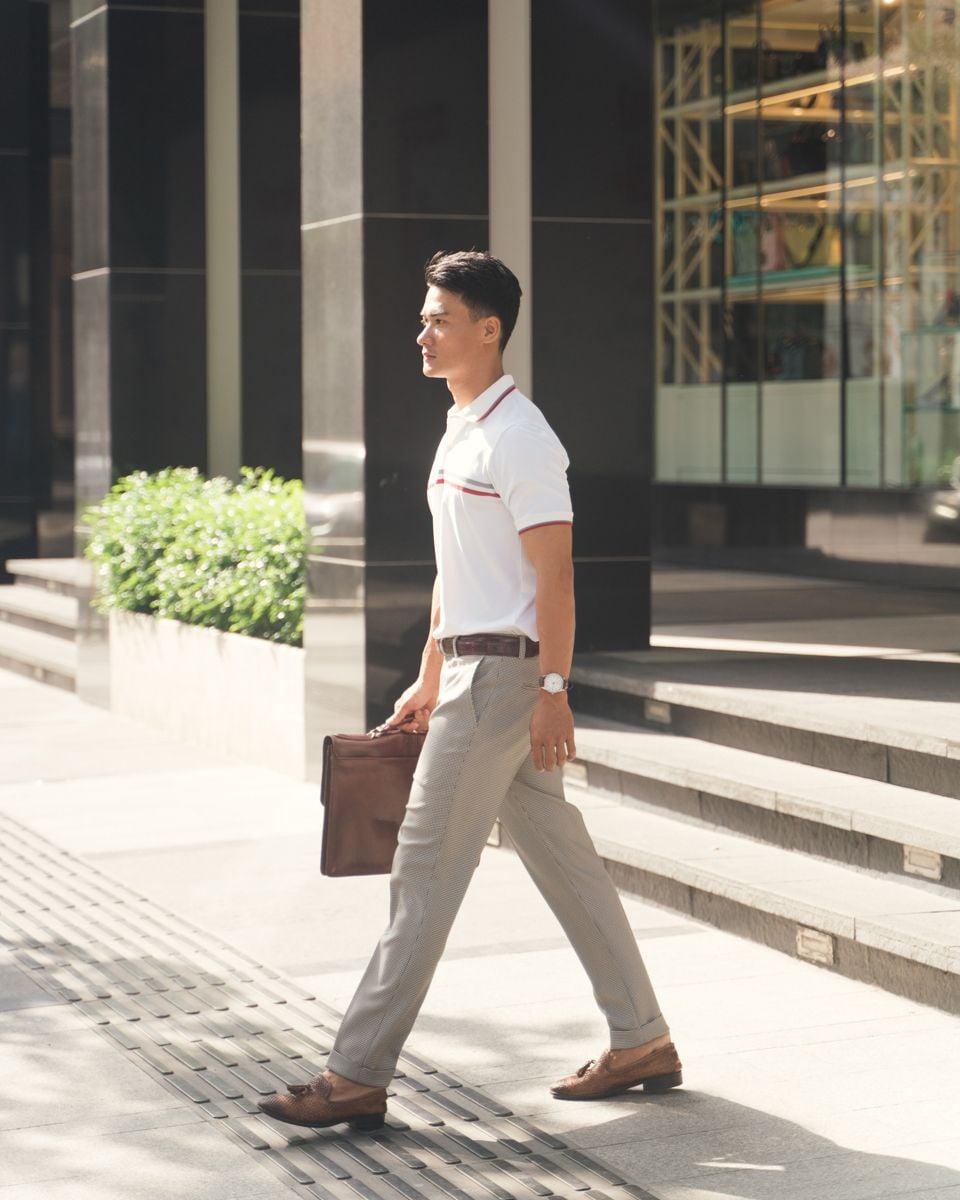 Quần Dài Kaki Caro Xám New Ways