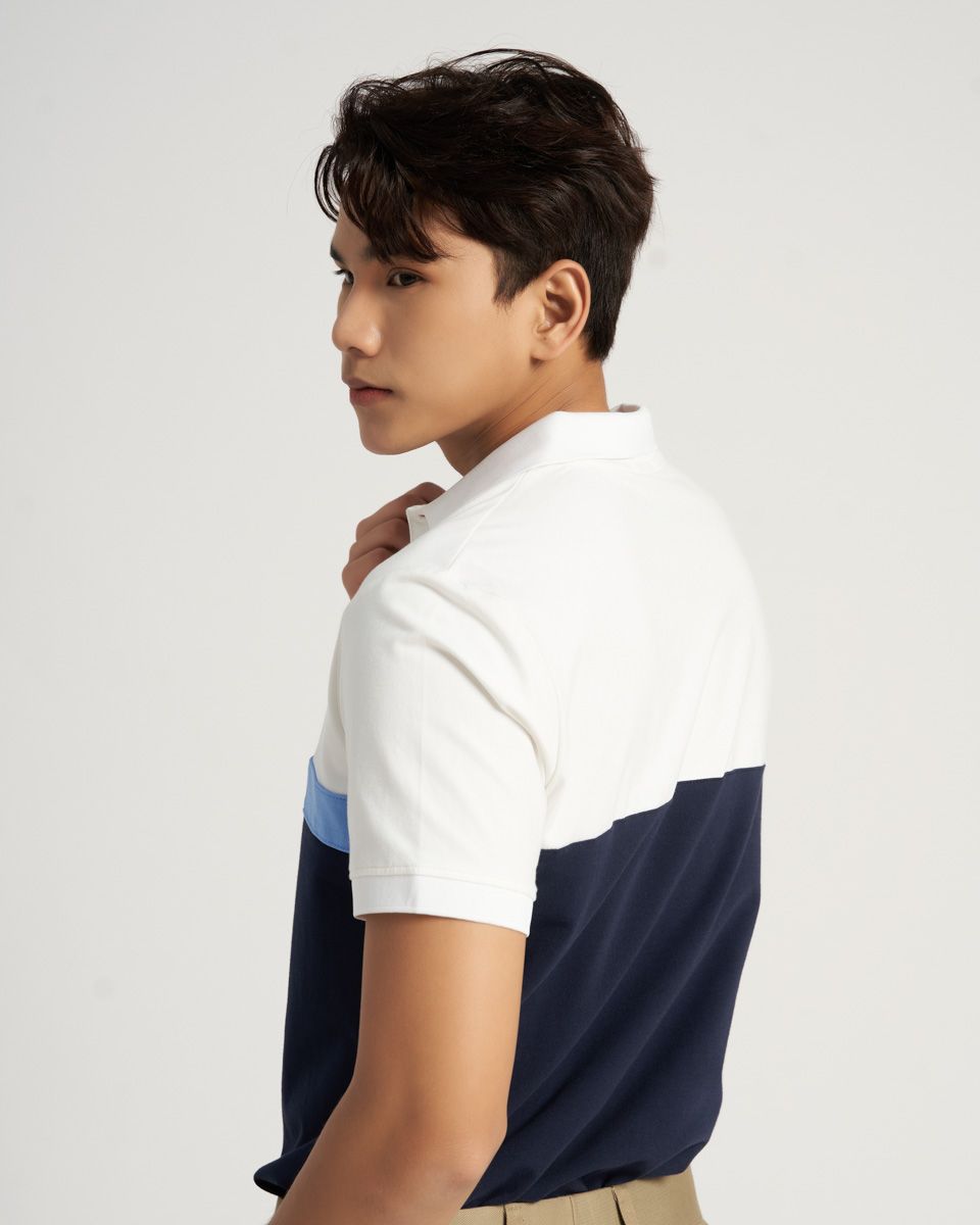 Áo Thun Nam Cotton Trắng Xanh Đen Casual Menswear