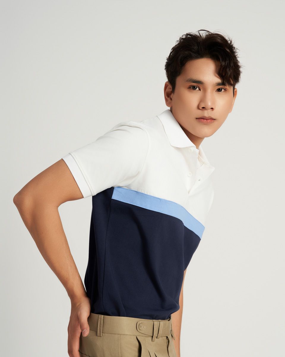 Áo Thun Nam Cotton Trắng Xanh Đen Casual Menswear