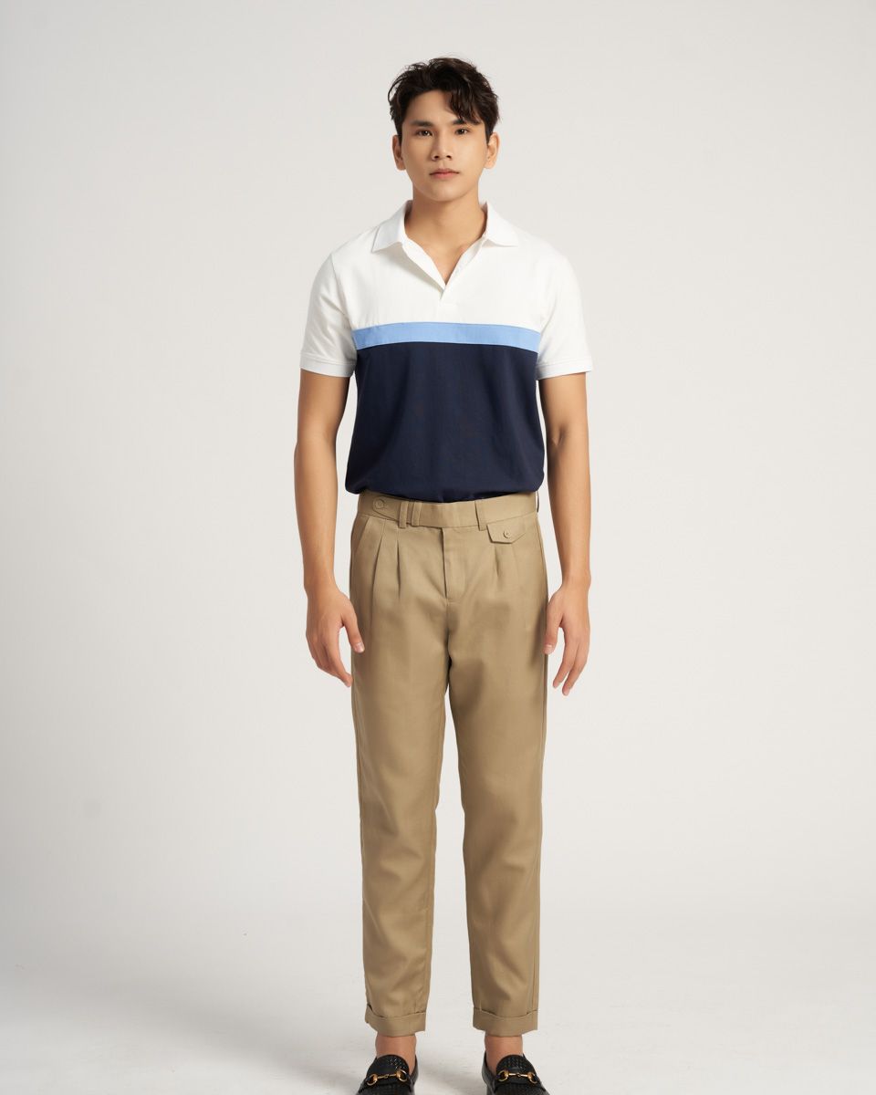 Áo Thun Nam Cotton Trắng Xanh Đen Casual Menswear