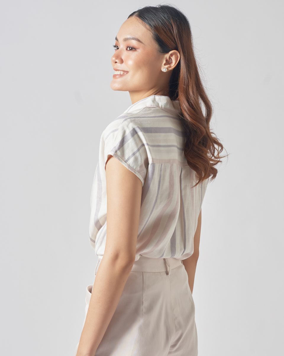 Quần Short Linen Hồng Nhạt