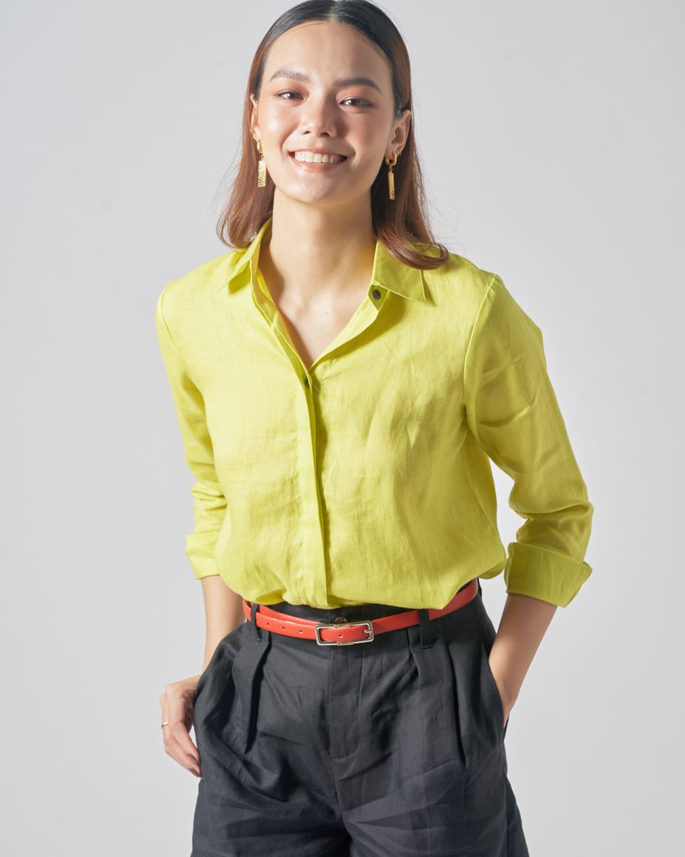 Quần Short Linen Đen