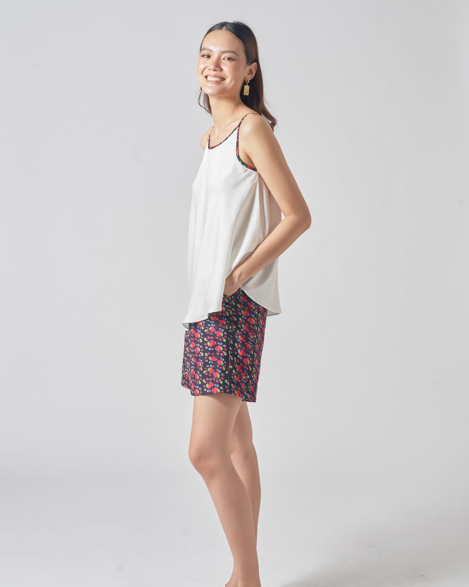 Quần Short Lụa Họa Tiết