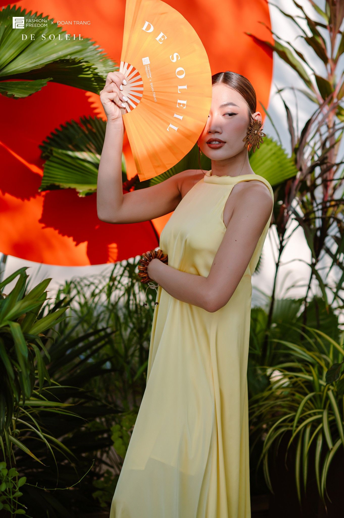 Đầm Lụa Nữ Vàng De Soleil