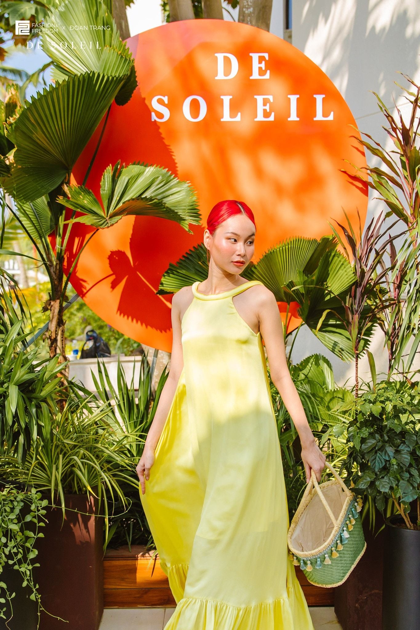 Đầm Lụa Nữ Vàng De Soleil