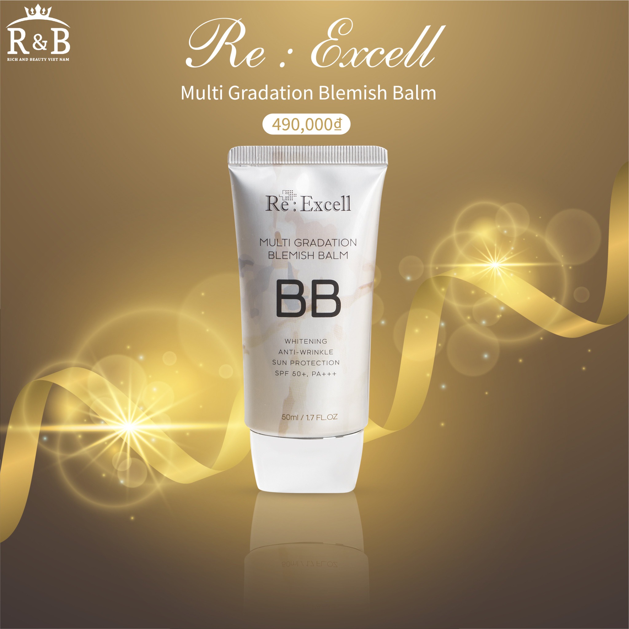 Kem nền BB Cream Re:Excell Multi Gradation Blemish Balm 50ml