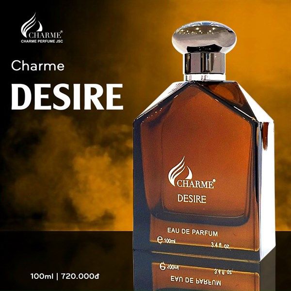  Nước hoa nam Charme Desire 100ml (Thanh Lý Chai trưng Bày Ko Hộp) 