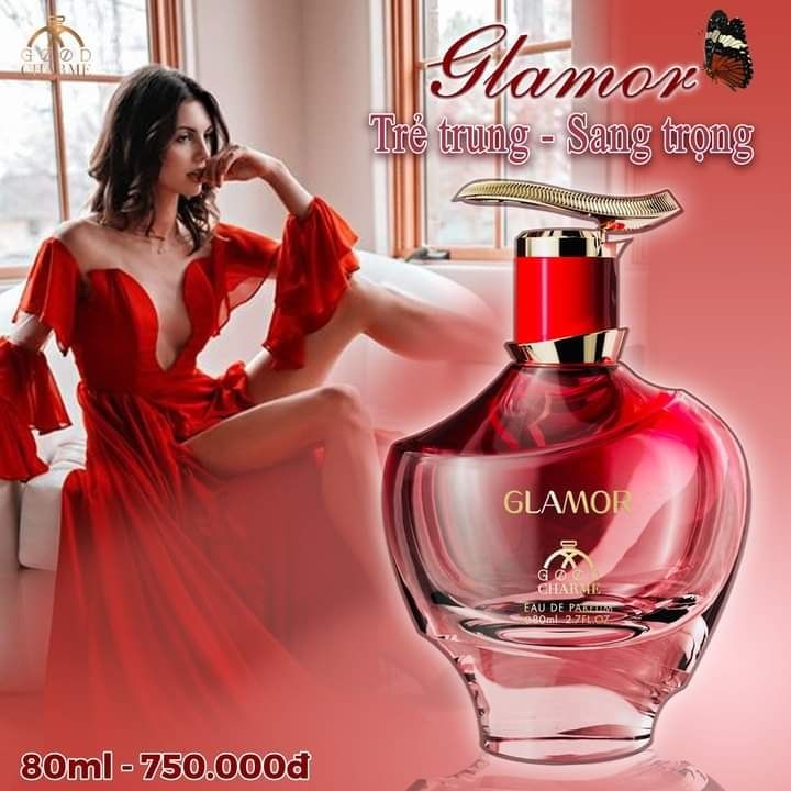 Nước Hoa Nữ Charme Glamor 80ml (Thanh Lý Hàng Trưng Bày Ko Hộp) 