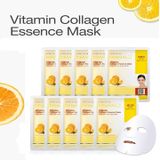  Mặt Nạ Dermal Tinh Chất Vitamin Làm Sáng Da Vitamin Collagen Essence Mask 23g - 10 Miếng 