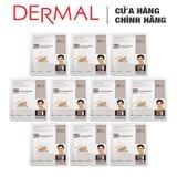  Mặt Nạ Dermal Tinh Chất Ngọc Trai Dưỡng Trắng Da Pearl Collagen Essence Mask 23g - 10 Miếng 