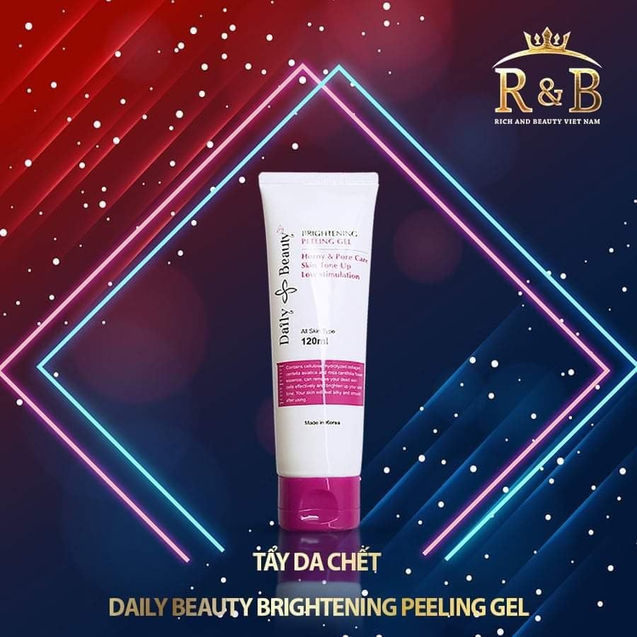  Gel tẩy da chết mặt Daily Beauty Brightening Peeling Gel 120ml 