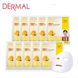  Mặt Nạ Dermal Tinh Chất Vitamin Làm Sáng Da Vitamin Collagen Essence Mask 23g - 10 Miếng 