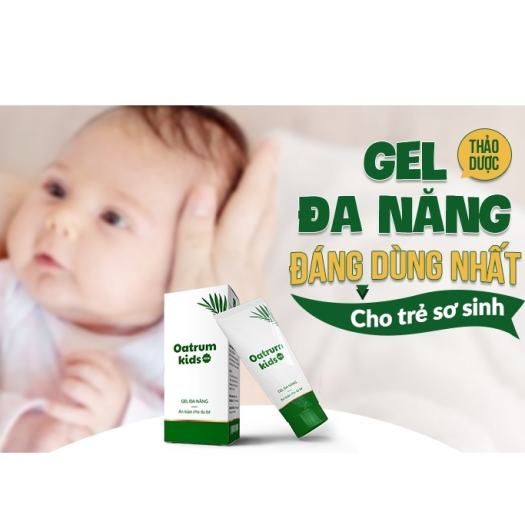  Gel bôi da đa năng Nhân Hưng Oatrum Kids New Tuýt 20g - bé hết trầy xước, rách da, bỏng, côn trùng đốt, hăm, chàm sữa 