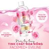Nước tẩy trang Eveline Facemed+ trắng da tinh chất hoa hồng Toning Micellar Rose Water 400ml