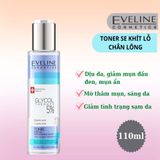  Toner Eveline Glycol Therapy 5% se khít lỗ chân lông 110ml 