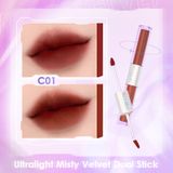  Son kem Focallure 2 trong 1 siêu nhẹ chống nứt nẻ Multicolor 2-in-1 Lipstick & Lip Gloss 2.4g 