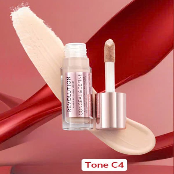 Kem che khuyết điểm Makeup Revolution Conceal & Define 4g - Màu C4