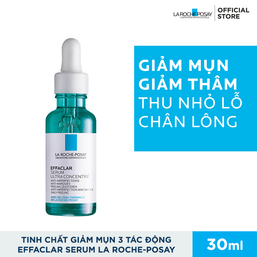  Tinh Chất La Roche-Posay Giảm Mụn 3 Tác Động Effaclar Serum 30ml 