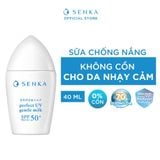  Gel Sữa Chống Nắng Senka Ẩm Mượt Cho Da Khô Perfect UV Gel SPF50+ PA++++ 80g 