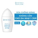  Tinh Chất Chống Nắng Senka Nâng Tông Sáng Mượt Dành Cho Da Dầu Perfect UV Essence SPF50+ PA++++ 50g 