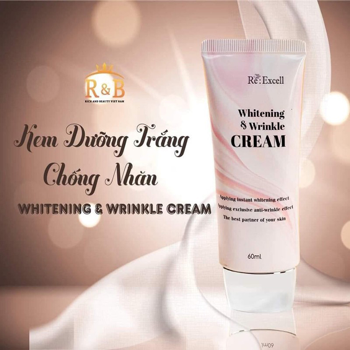 Kem dưỡng trắng chống nhăn ban ngày Re:Excell Whitening & Wrinkle Cream 60ml