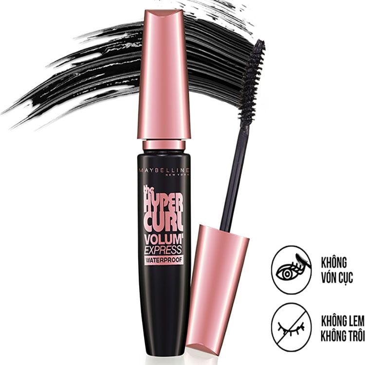  Mascara Maybelline Làm Dài Và Cong Mi Hyper Curl 9.2ml 