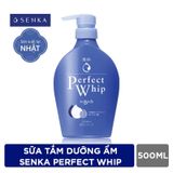  Sữa Tắm Dưỡng Ẩm Senka Perfect Whip - Hương Hoa Hồng và Hoa Nhài 500ml 