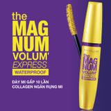  Mascara Maybelline Làm Dày Mi Magnum Volum Express 9.2ml 