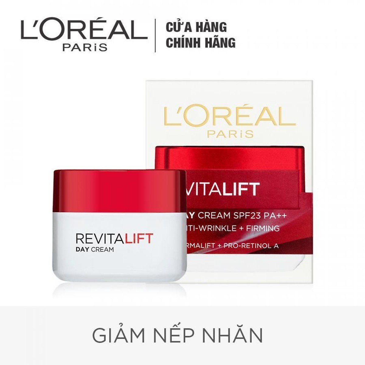  Kem Dưỡng Chống Nhăn Săn Chắc Da Ban Ngày Loreal Revitalift SPF23 PA++ 50ml 