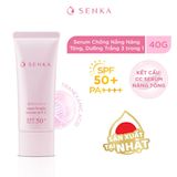  Serum Chống Nắng Senka 3 In 1 Dưỡng Sáng Da Nâng Tông White Beauty Serum In CC 40g 