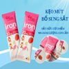 Kẹo mút Iron Pop Happy Vitamin bổ sung Sắt cho bé - hàm lượng Sắt hữu cơ hỗ trợ tạo hồng cầu, ngừa thiếu máu, khỏe mạnh, hồng hào - Dây 5 cây