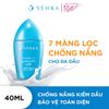  Gel Sữa Chống Nắng Senka Ẩm Mượt Cho Da Khô Perfect UV Gel SPF50+ PA++++ 80g 