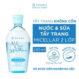  Nước Tẩy Trang Senka Ngừa Mụn Kiểm Soát Nhờn All Clear Water Micellar Formula Fresh Anti Shine 230ml 