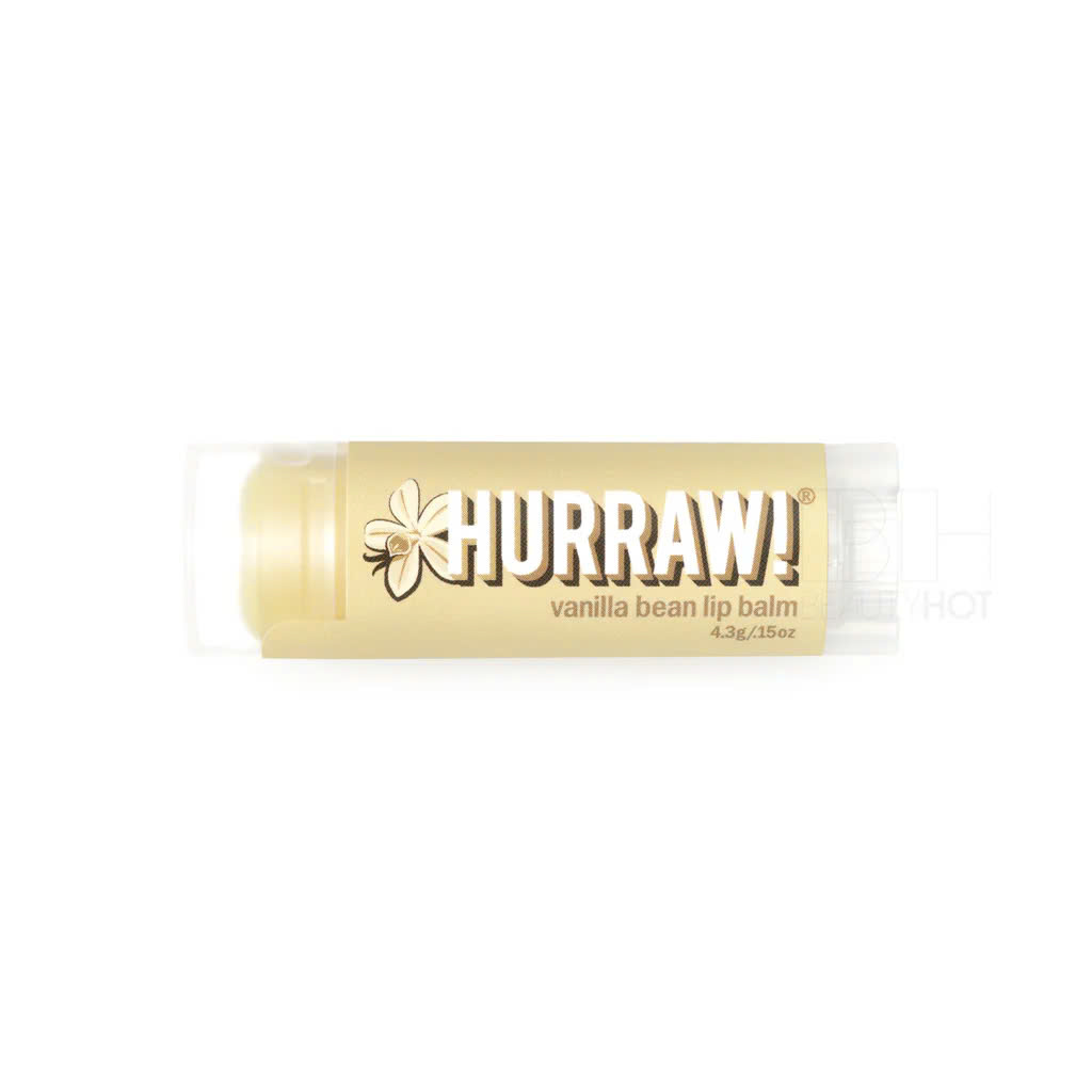 Son dưỡng môi Hurraw! Balm 4.8g/.17oz Mỹ - Hương Vani (Không màu)