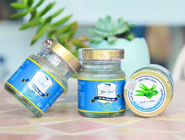 Lốc 8 Hũ - 3g Yến/hũ chưng với Nước cốt Lá Dứa tươi