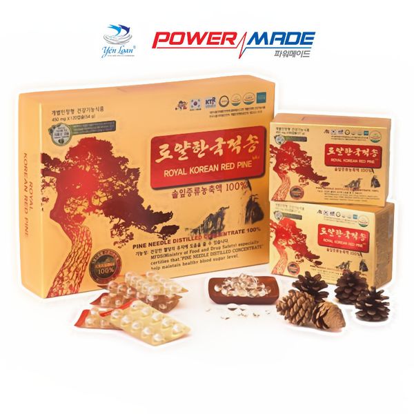 Tinh dầu thông đỏ Royal Hoàng gia Hàn Quốc (120x450mg)