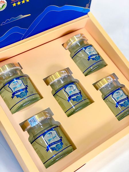 Hộp 5 Hũ - 7g Yến/Hũ Chưng Gừng Cho Người Cao Tuổi, Phụ Nữ Mới Sinh